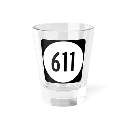 Circle sign 611 Virginia (Virginia) (Road Sign) Shot Glass 1.5oz 1.5oz - Go Mug Yourself
