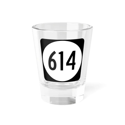 Circle sign 614 Virginia (Virginia) (Road Sign) Shot Glass 1.5oz 1.5oz - Go Mug Yourself