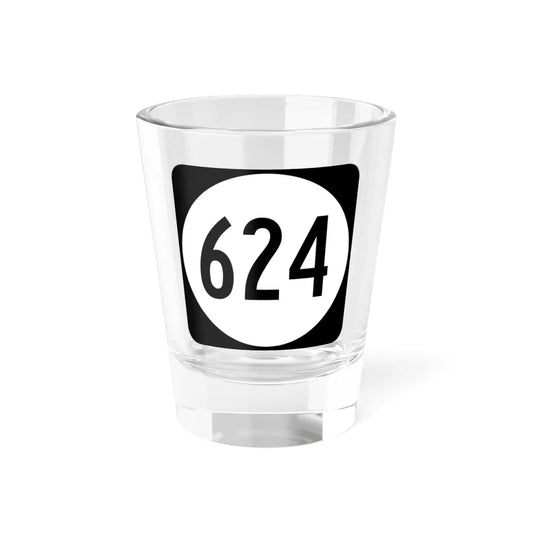 Circle sign 624 Virginia (Virginia) (Road Sign) Shot Glass 1.5oz 1.5oz - Go Mug Yourself