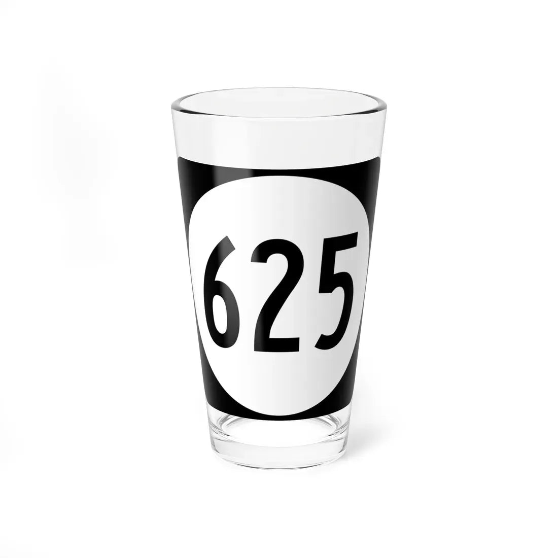 Circle sign 625 Virginia (Virginia) (Road Sign) Pint Glass 16oz 16oz - Go Mug Yourself