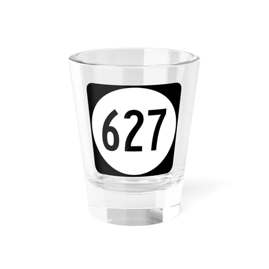 Circle sign 627 Virginia (Virginia) (Road Sign) Shot Glass 1.5oz 1.5oz - Go Mug Yourself