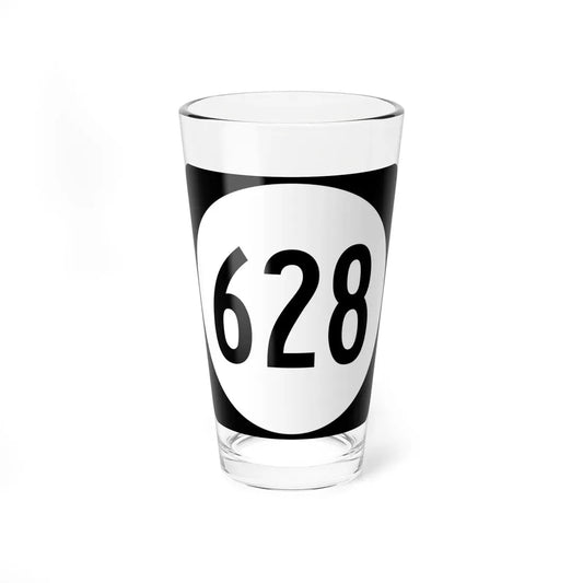 Circle sign 628 Virginia (Virginia) (Road Sign) Pint Glass 16oz 16oz - Go Mug Yourself