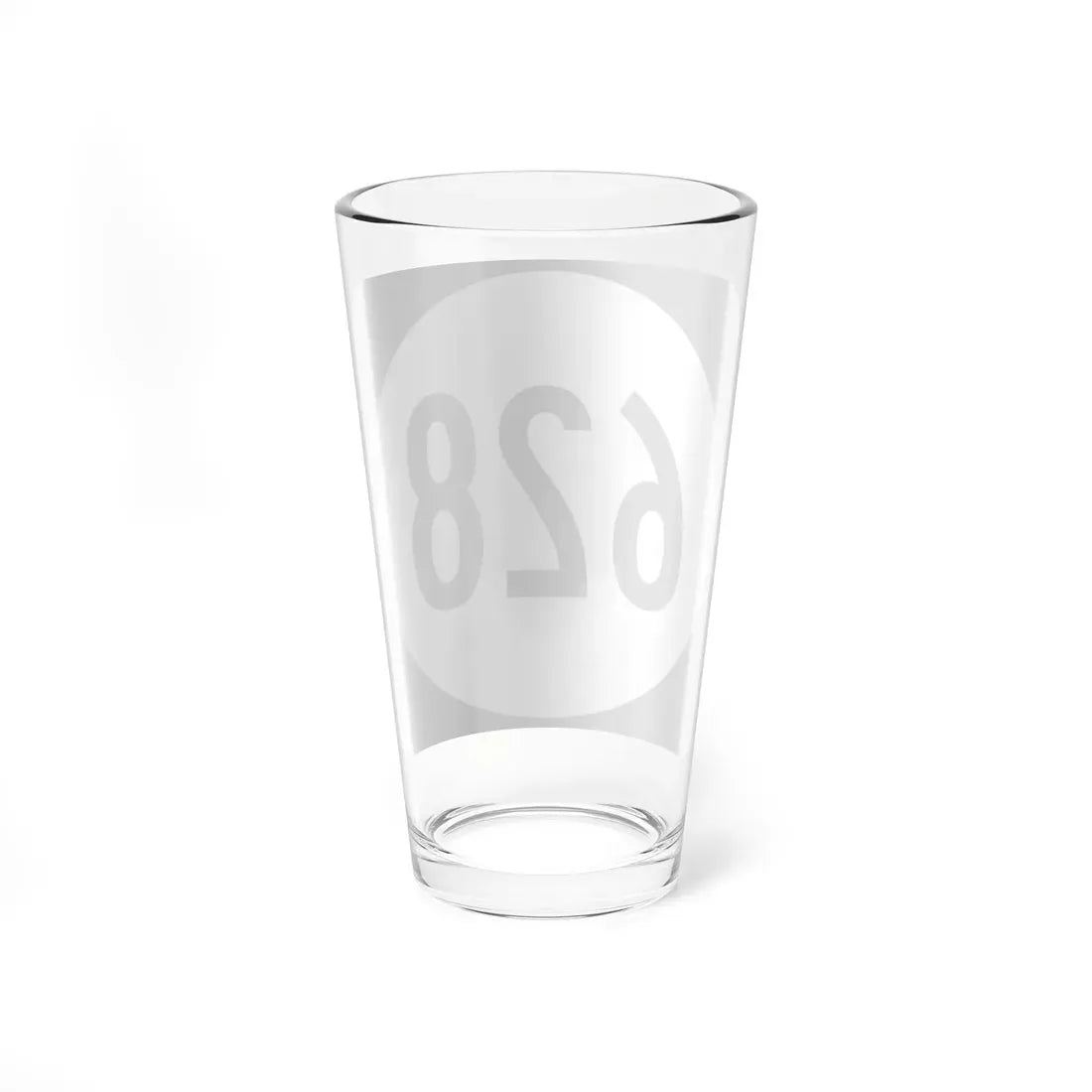 Circle sign 628 Virginia (Virginia) (Road Sign) Pint Glass 16oz - Go Mug Yourself