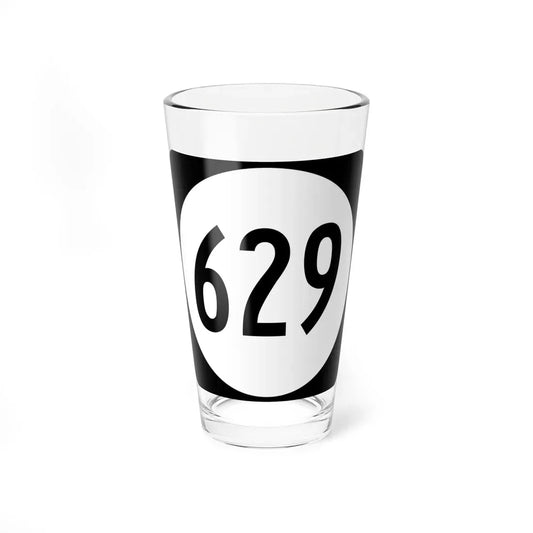 Circle sign 629 Virginia (Virginia) (Road Sign) Pint Glass 16oz 16oz - Go Mug Yourself
