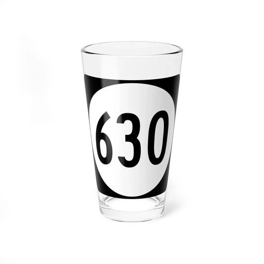 Circle sign 630 Virginia (Virginia) (Road Sign) Pint Glass 16oz 16oz - Go Mug Yourself