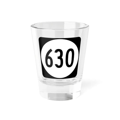 Circle sign 630 Virginia (Virginia) (Road Sign) Shot Glass 1.5oz 1.5oz - Go Mug Yourself