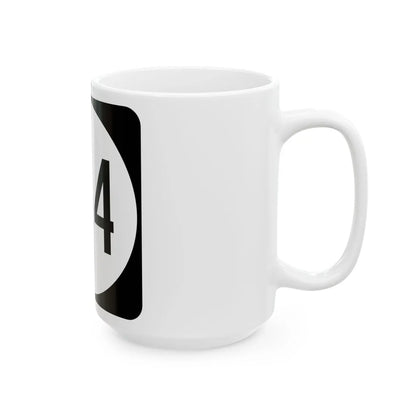 Circle sign 634 Virginia (Virginia) (Road Sign) White Coffee Mug - Go Mug Yourself