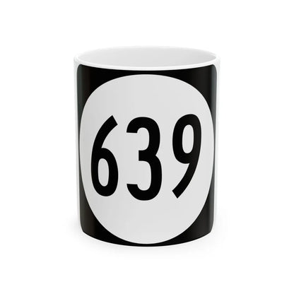 Circle sign 639 Virginia (Virginia) (Road Sign) White Coffee Mug 11oz - Go Mug Yourself
