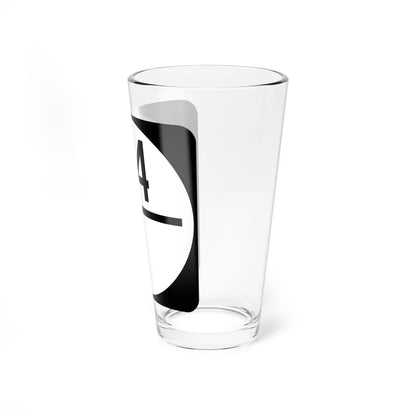 Circle sign 64-1 (Virginia) (Road Sign) Pint Glass 16oz - Go Mug Yourself