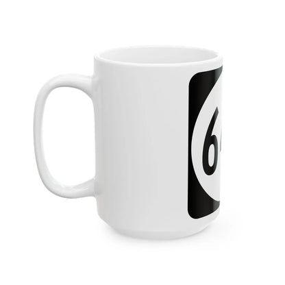 Circle sign 644 Virginia (Virginia) (Road Sign) White Coffee Mug - Go Mug Yourself