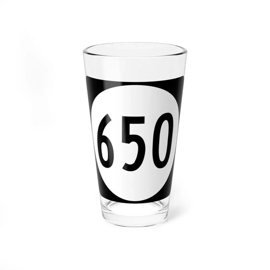 Circle sign 650 Virginia (Virginia) (Road Sign) Pint Glass 16oz 16oz - Go Mug Yourself