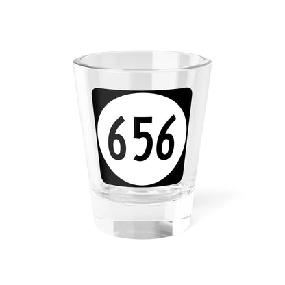 Circle sign 656 Virginia (Virginia) (Road Sign) Shot Glass 1.5oz 1.5oz - Go Mug Yourself