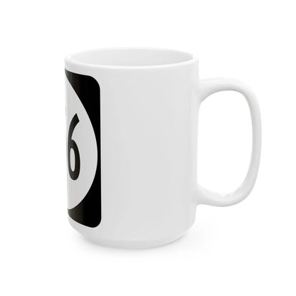 Circle sign 656 Virginia (Virginia) (Road Sign) White Coffee Mug - Go Mug Yourself
