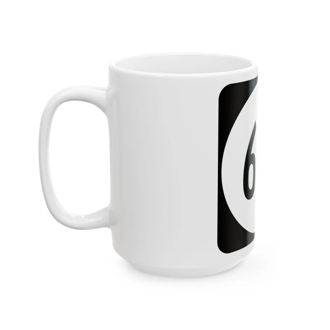 Circle sign 661 Virginia (Virginia) (Road Sign) White Coffee Mug - Go Mug Yourself