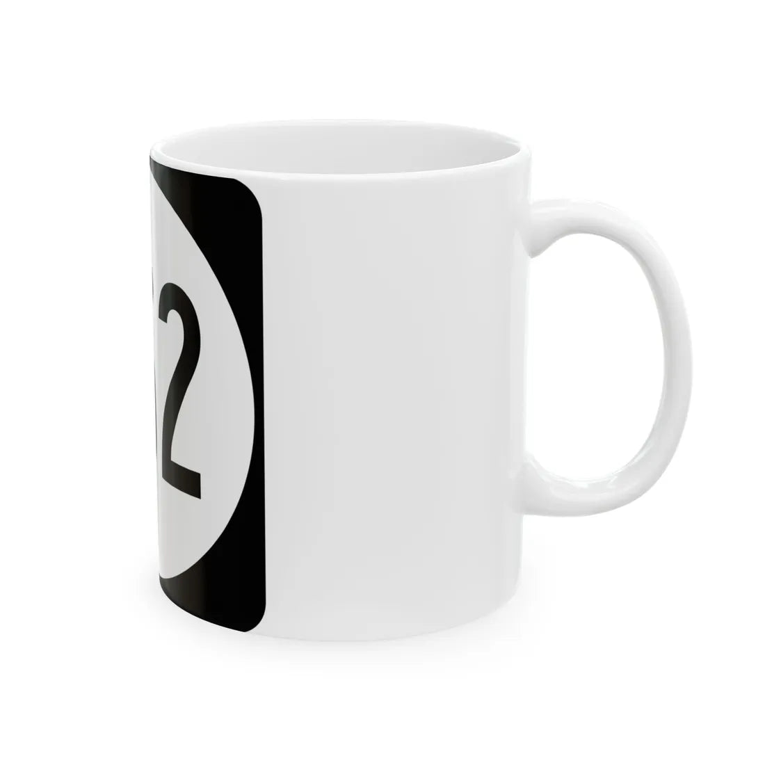 Circle sign 662 Virginia (Virginia) (Road Sign) White Coffee Mug - Go Mug Yourself