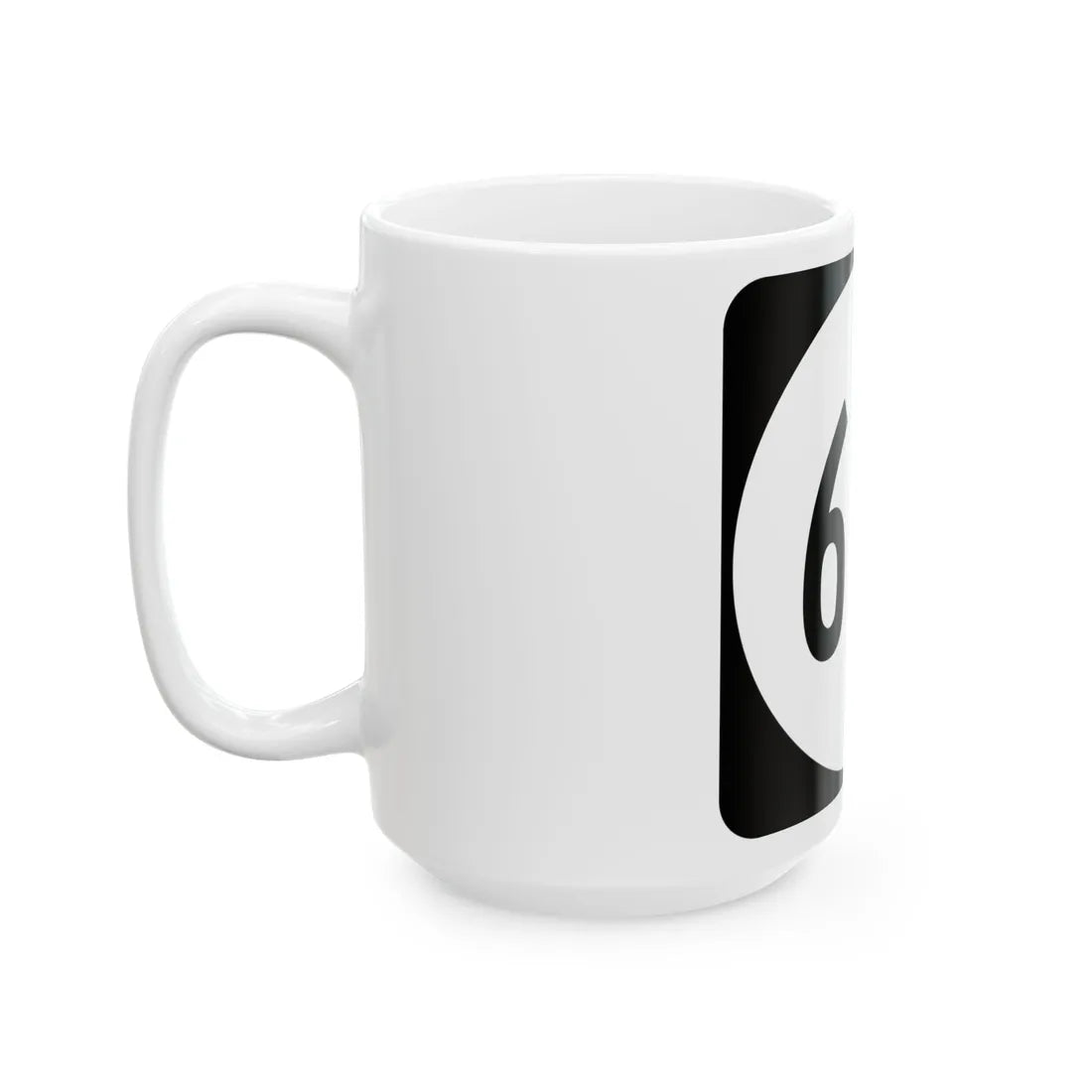 Circle sign 671 Virginia (Virginia) (Road Sign) White Coffee Mug - Go Mug Yourself