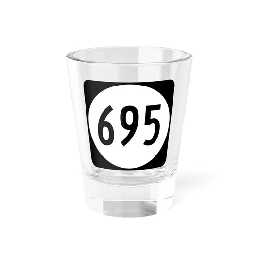 Circle sign 695 Virginia (Virginia) (Road Sign) Shot Glass 1.5oz 1.5oz - Go Mug Yourself