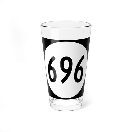 Circle sign 696 Virginia (Virginia) (Road Sign) Pint Glass 16oz 16oz - Go Mug Yourself