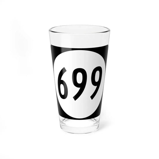 Circle sign 699 Virginia (Virginia) (Road Sign) Pint Glass 16oz 16oz - Go Mug Yourself