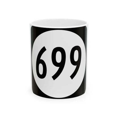 Circle sign 699 Virginia (Virginia) (Road Sign) White Coffee Mug 11oz - Go Mug Yourself