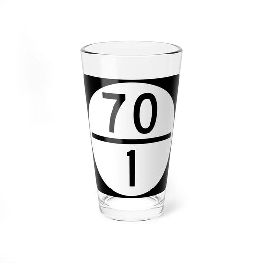 Circle sign 70-1 (Virginia) (Road Sign) Pint Glass 16oz 16oz - Go Mug Yourself