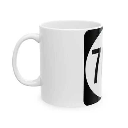 Circle sign 700 Virginia (Virginia) (Road Sign) White Coffee Mug - Go Mug Yourself