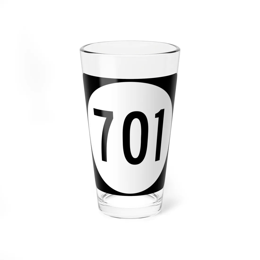 Circle sign 701 Virginia (Virginia) (Road Sign) Pint Glss 16oz 16oz - Go Mug Yourself