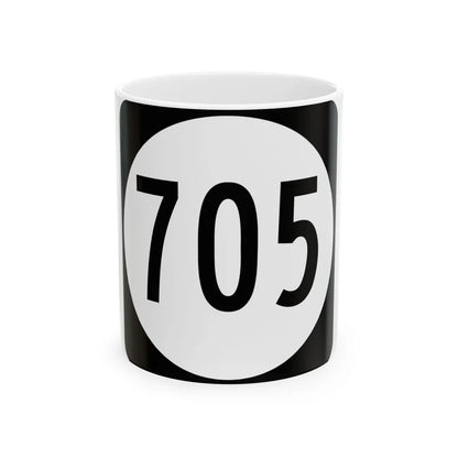 Circle sign 705 Virginia (Virginia) (Road Sign) White Coffee Mug 11oz - Go Mug Yourself