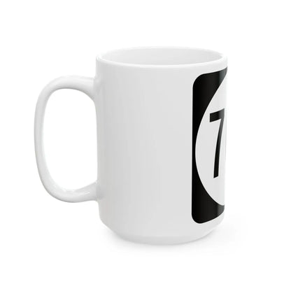 Circle sign 706 Virginia (Virginia) (Road Sign) White Coffee Mug - Go Mug Yourself
