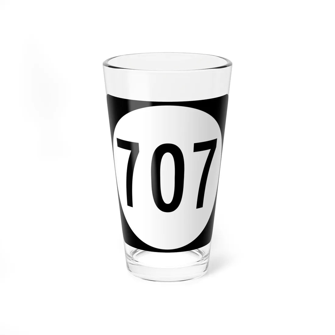 Circle sign 707 Virginia (Virginia) (Road Sign) Pint Glss 16oz 16oz - Go Mug Yourself