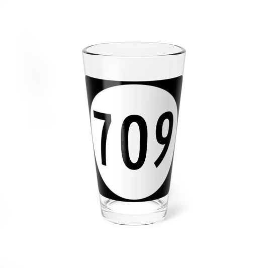 Circle sign 709 Virginia (Virginia) (Road Sign) Pint Glass 16oz 16oz - Go Mug Yourself