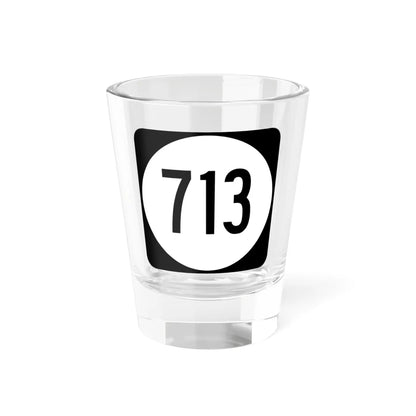 Circle sign 713 Virginia (Virginia) (Road Sign) Shot Glass 1.5oz 1.5oz - Go Mug Yourself
