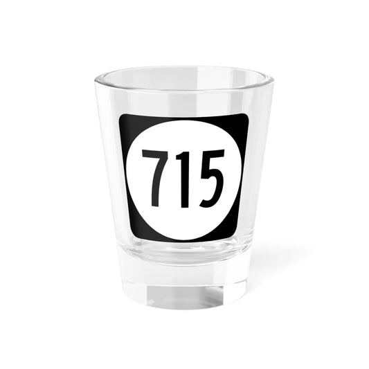 Circle sign 715 Virginia (Virginia) (Road Sign) Shot Glass 1.5oz 1.5oz - Go Mug Yourself
