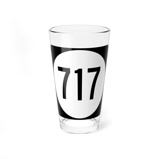 Circle sign 717 Virginia (Virginia) (Road Sign) Pint Glass 16oz 16oz - Go Mug Yourself