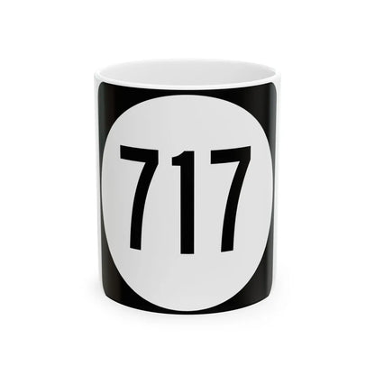 Circle sign 717 Virginia (Virginia) (Road Sign) White Coffee Mug 11oz - Go Mug Yourself