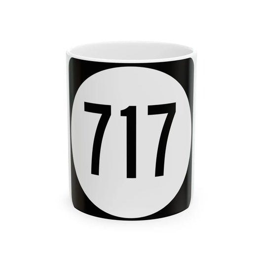 Circle sign 717 Virginia (Virginia) (Road Sign) White Coffee Mug 11oz - Go Mug Yourself