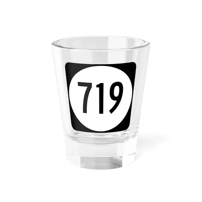 Circle sign 719 Virginia (Virginia) (Road Sign) Shot Glass 1.5oz 1.5oz - Go Mug Yourself
