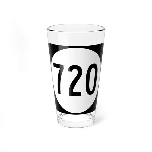 Circle sign 720 Virginia (Virginia) (Road Sign) Pint Glass 16oz 16oz - Go Mug Yourself