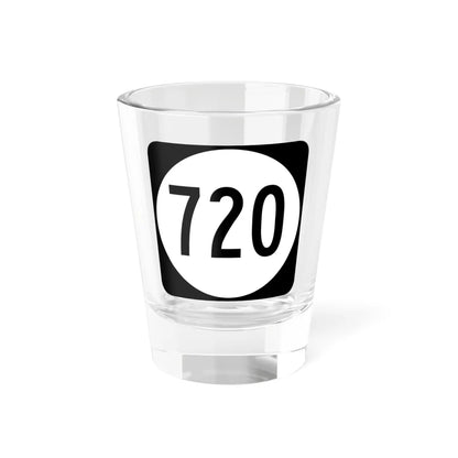Circle sign 720 Virginia (Virginia) (Road Sign) Shot Glass 1.5oz 1.5oz - Go Mug Yourself