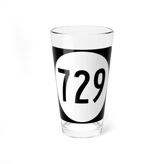 Circle sign 729 Virginia (Virginia) (Road Sign) Pint Glass 16oz 16oz - Go Mug Yourself