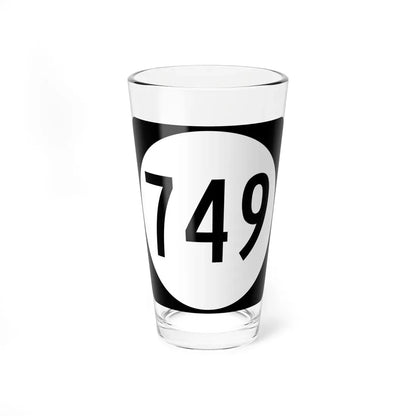Circle sign 749 Virginia (Virginia) (Road Sign) Pint Glass 16oz 16oz - Go Mug Yourself