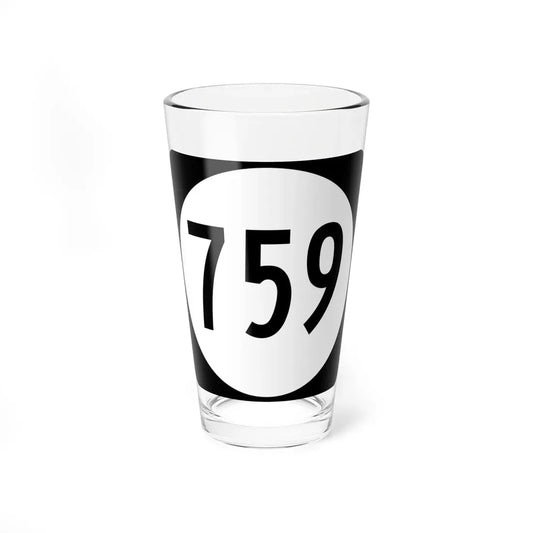 Circle sign 759 Virginia (Virginia) (Road Sign) Pint Glass 16oz 16oz - Go Mug Yourself