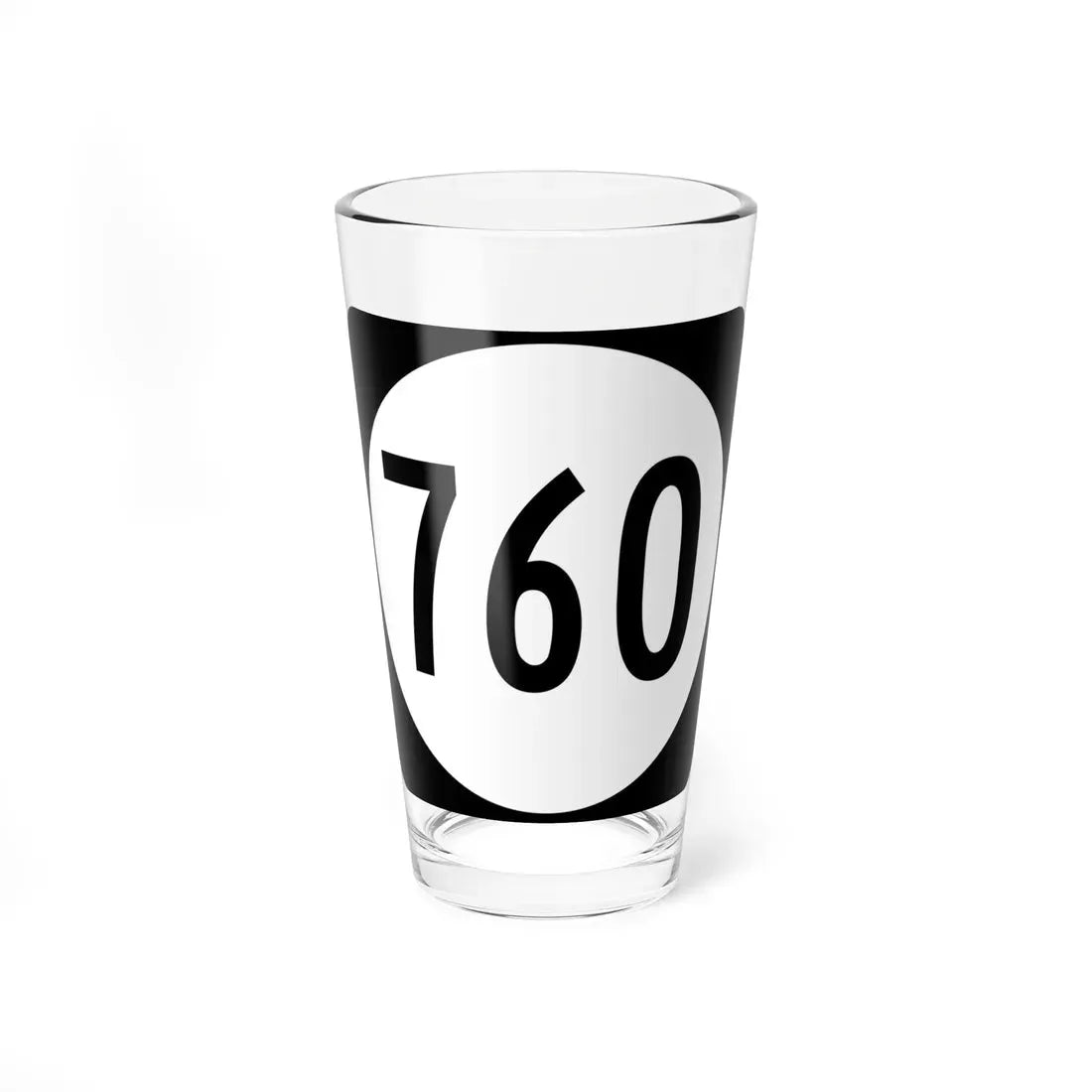 Circle sign 760 Virginia (Virginia) (Road Sign) Pint Glass 16oz 16oz - Go Mug Yourself