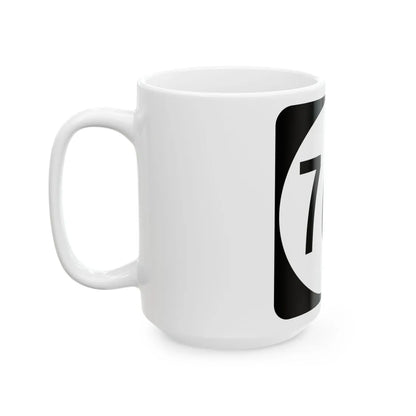 Circle sign 760 Virginia (Virginia) (Road Sign) White Coffee Mug - Go Mug Yourself