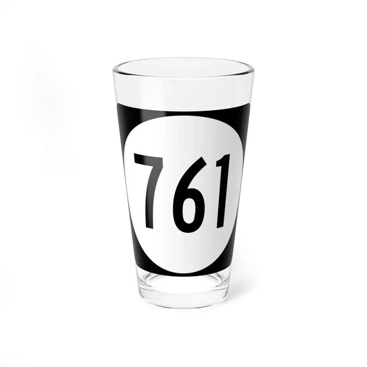 Circle sign 761 Virginia (Virginia) (Road Sign) Pint Glass 16oz 16oz - Go Mug Yourself