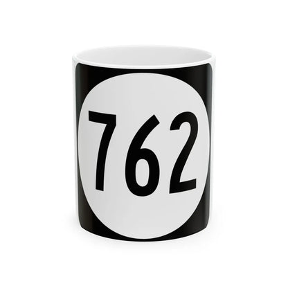 Circle sign 762 Virginia (Virginia) (Road Sign) White Coffee Mug 11oz - Go Mug Yourself