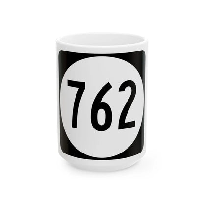 Circle sign 762 Virginia (Virginia) (Road Sign) White Coffee Mug 15oz - Go Mug Yourself