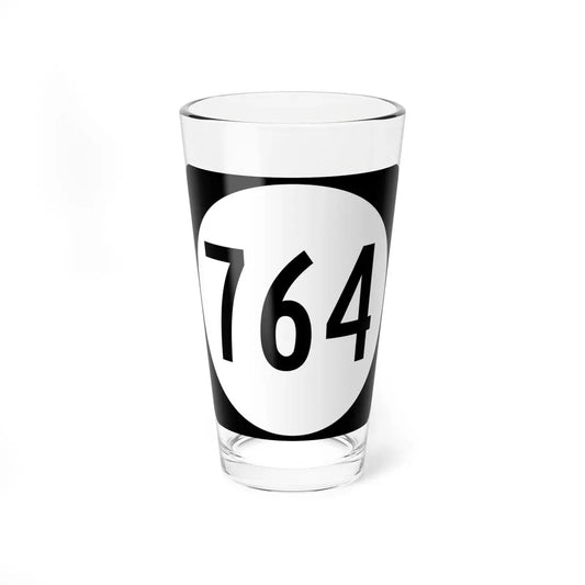 Circle sign 764 Virginia (Virginia) (Road Sign) Pint Glass 16oz 16oz - Go Mug Yourself