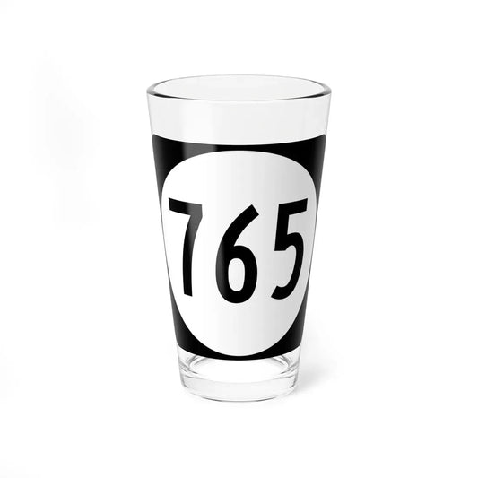 Circle sign 765 Virginia (Virginia) (Road Sign) Pint Glass 16oz 16oz - Go Mug Yourself