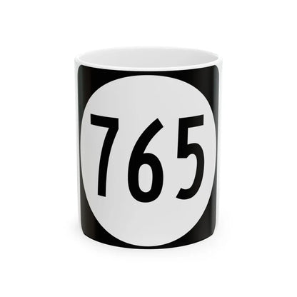 Circle sign 765 Virginia (Virginia) (Road Sign) White Coffee Mug 11oz - Go Mug Yourself